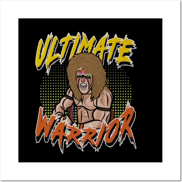 Ultimate Warrior Toon Wall Art by MunMun_Design